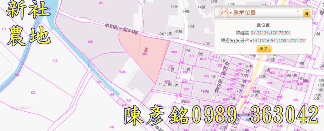 台中新社農地拍賣-3