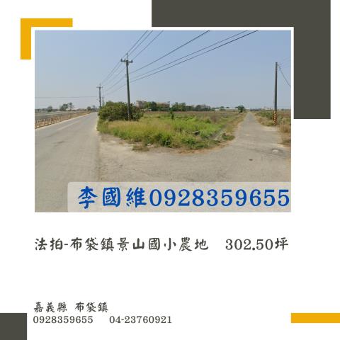 法拍農地嘉義六腳更寮國小12分農業投資標的