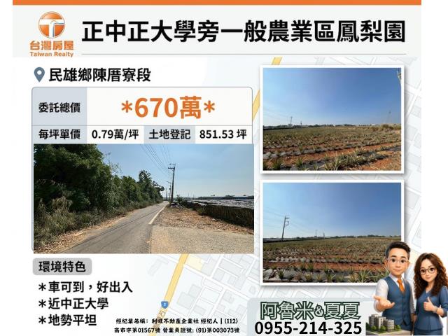 太保過溝低總價休閒農地